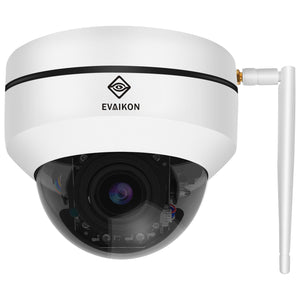 [9X ZOOM] PTZ WiFi Security Camera Outdoor,EVAIKON 5MP AI Auto Tracking Pan Tilt Dome Camera,5X Optical and 4X Digital Zoom Auto Focus IP Camera with Color Night Vision,Wireless Surveillance System with Humanoid Motion Detection