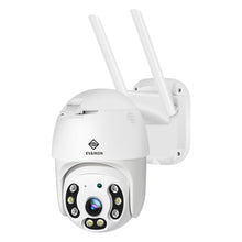 Load image into Gallery viewer, [Color Night] Floodlight Outdoor WiFi Security Camera - EVAIKON AI Home Security Automatic Human Tracking Pan Tilt Wireless IP Surveillance Dome Camera 1080P,AI Humanoid Alarm,Active Siren with Lighting Defense,Customizable Motion Detection,Instant Image