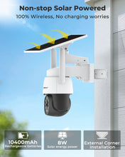 Load image into Gallery viewer, GB-203EK-4G GENBOLT 4G AOV Solar Security Camera Outdoor Wireless,7/24 Recording 3MP No WiFi IP Surveillance Camera with Sim Card,90FT AI Detection,8W 10400mAh Battery Operated LTE Camera CCTV