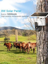 Load image into Gallery viewer, GB-217H-4G GENBOLT 3G/4G LTE Cellular Solar Security Camera Outdoor Wireless, 8W 15600mAh Battery Operated Surveillance Camera No WiFi, Dual Lens Spotlight IP Camera CCTV with SIM Card