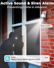 Load image into Gallery viewer, GB-202V GENBOLT 4K WiFi Security Camera Outdoor with PoE, 8MP Dual lens CCTV Camera IP Home Surveillance with 10X Hybrid Zoom, Auto Tracking Human/Vehicle Detection (2.4&amp;5GHz)