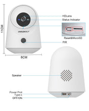 Load image into Gallery viewer, GB-108K GENBOLT 2K WiFi Indoor House Security Camera Wireless, Pan Tilt Pet Camera with 4800mah Battery Powered, IP Camera CCTV Nanny Dog Cam Baby Monitor with PIR Detection
