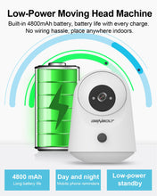 Load image into Gallery viewer, GB-108K GENBOLT 2K WiFi Indoor House Security Camera Wireless, Pan Tilt Pet Camera with 4800mah Battery Powered, IP Camera CCTV Nanny Dog Cam Baby Monitor with PIR Detection