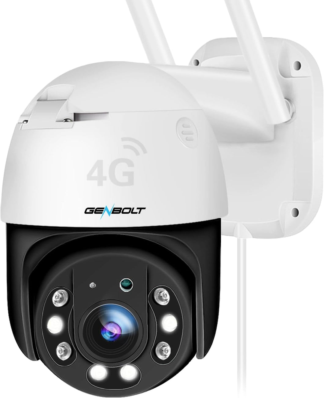 GB-213H-4G [DC&POE] 3G/4G LTE Security Camera Outdoor Wireless, Floodlight POE IP Surveillance Camera with Humanoid Detection, Auto Tracking Cruise CCTV Camera with Sim Card, Color Night Vision