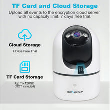 Load image into Gallery viewer, GB-106K GENBOLT 2K WiFi Security Camera Indoor, Home Surveillance IP Camera CCTV with Humanoid Detection, Auto Cruise Nanny Pet Dog Cam, Baby Monitor with Audio Alarm