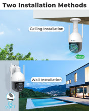 Load image into Gallery viewer, GB-202V GENBOLT 4K WiFi Security Camera Outdoor with PoE, 8MP Dual lens CCTV Camera IP Home Surveillance with 10X Hybrid Zoom, Auto Tracking Human/Vehicle Detection (2.4&amp;5GHz)