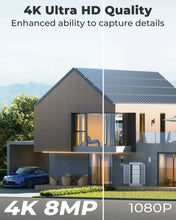 Load image into Gallery viewer, GB-202V GENBOLT 4K WiFi Security Camera Outdoor with PoE, 8MP Dual lens CCTV Camera IP Home Surveillance with 10X Hybrid Zoom, Auto Tracking Human/Vehicle Detection (2.4&amp;5GHz)