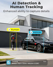 Load image into Gallery viewer, GB-202V GENBOLT 4K WiFi Security Camera Outdoor with PoE, 8MP Dual lens CCTV Camera IP Home Surveillance with 10X Hybrid Zoom, Auto Tracking Human/Vehicle Detection (2.4&amp;5GHz)