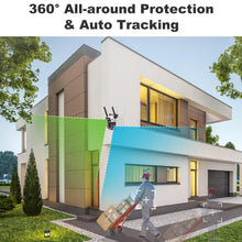 Load image into Gallery viewer, GB-201HG GENBOLT WiFi Security Camera Outdoor with PoE, Dual Lens Home Surveillance IP Camera CCTV with Color Night, Auto Tracking Human Detection Pan Tilt Digital Zoom Spotlight Camera