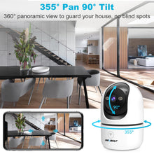 Load image into Gallery viewer, GB-106K GENBOLT 2K WiFi Security Camera Indoor, Home Surveillance IP Camera CCTV with Humanoid Detection, Auto Cruise Nanny Pet Dog Cam, Baby Monitor with Audio Alarm