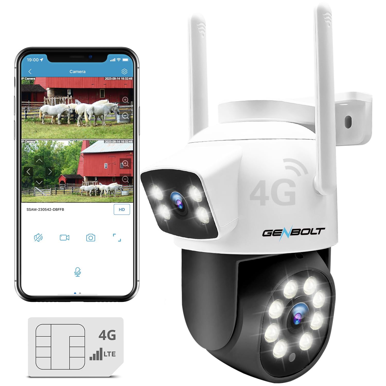 Home Security Can I Use Ip Camera Without Internet GB-201H-4G