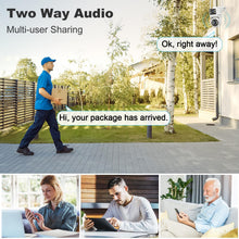 Load image into Gallery viewer, GB-201H GENBOLT PTZ WiFi Security Camera Outdoor, CCTV Camera with Dual View, Dual lens Home Surveillance IP Camera with Color Night, Auto Tracking Humanoid Detection [DC&amp;PoE]