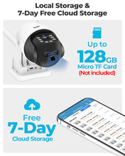 Load image into Gallery viewer, GB-203EK-4G GENBOLT 4G AOV Solar Security Camera Outdoor Wireless,7/24 Recording 3MP No WiFi IP Surveillance Camera with Sim Card,90FT AI Detection,8W 10400mAh Battery Operated LTE Camera CCTV