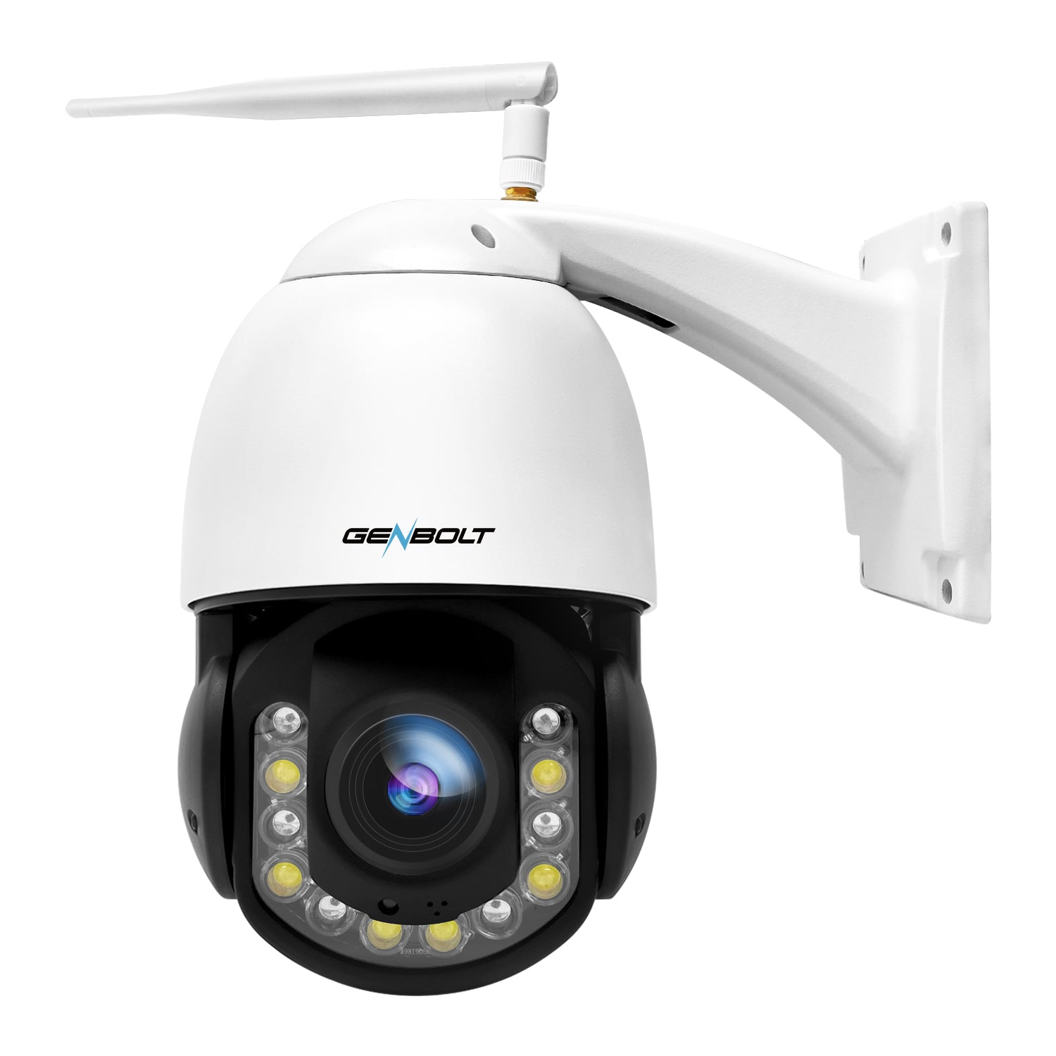 GB-218X-WIFI 4K 30X PTZ Outdoor WiFi Security Camera GENBOLT Spotlight Home Security Automatic Human Tracking Pan Tilt Wireless IP Surveillance Dome