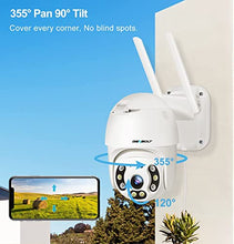 Load image into Gallery viewer, GENBOLT [DC&amp;POE] 3G/4G LTE Security Camera Outdoor Wireless, Floodlight POE IP Surveillance Camera with Humanoid Detection, Auto Tracking Cruise CCTV Camera with Sim Card, Color Night Vision