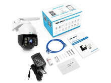 Load image into Gallery viewer, GB-203X-4G GENBOLT [12X Zoom] 3G/4G LTE Security Camera Outdoor Wireless, 2.5K Floodlight PoE CCTV IP Surveillance PTZ Camera with Sim Card, Color Night Vision Auto Humanoid Cruise Tracking, Siren Alarm (DC&amp;POE)