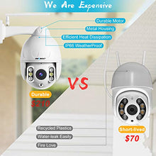Load image into Gallery viewer, [9X ZOOM] Floodlight PTZ WiFi Security Camera Outdoor,GENBOLT 5MP AI Auto Tracking Dome Camera,5X Optical and 4X Digital Zoom Auto Focus IP Camera with Color Night Vision,Wireless Surveillance System with Humanoid Motion Detection, Pan Tilt 2-Way Audio