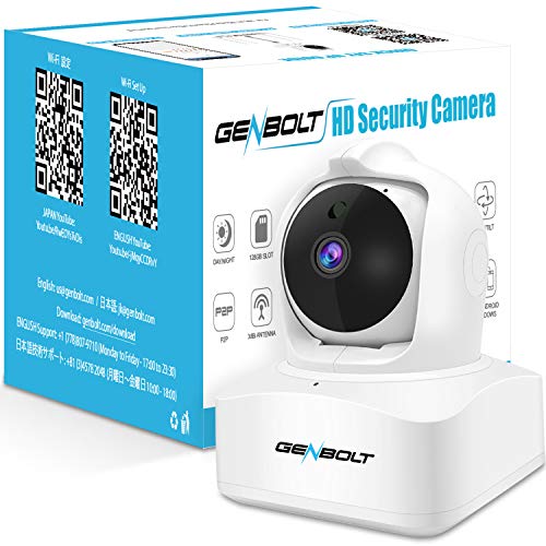 GENBOLT [Auto Tacking] 5MP WiFi Camera Indoor, 2.5K Home Security Camera Baby Pet Monitor with Humanoid Detection,Smart Night Vision,Pan Tilt Zoom,2-Way Audio Home Surveillance - 2022 Updated