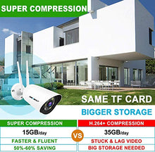 Load image into Gallery viewer, [2.4&amp;5GHz] 2MP Outdoor WiFi Security Camera, GENBOLT Floodlight Wireless IP Camera with AI Humanoid Motion Detection,Color Night Vision, 2-Way Audio,110°Super Wide View,Instant Image Alert - 2022