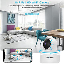 Load image into Gallery viewer, GB-103X-WIFI GENBOLT [Auto Tacking] 5MP WiFi Camera Indoor, 2.5K Home Security Camera Baby Pet Monitor with Humanoid Detection,Smart Night Vision,Pan Tilt Zoom,2-Way Audio Home Surveillance - 2022 Updated