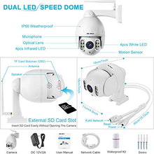 Load image into Gallery viewer, [9X ZOOM] Floodlight PTZ WiFi Security Camera Outdoor,GENBOLT 5MP AI Auto Tracking Dome Camera,5X Optical and 4X Digital Zoom Auto Focus IP Camera with Color Night Vision,Wireless Surveillance System with Humanoid Motion Detection, Pan Tilt 2-Way Audio