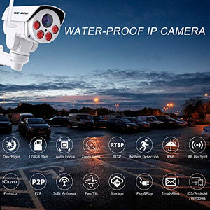 [9X ZOOM] Floodlight PTZ WiFi Security Camera Outdoor,GENBOLT AI Auto Tracking Dome Camera,5X Optical Auto Focus IP Camera with Color Night Vision 1080P,Wireless Surveillance System with Humanoid Motion Detection, Pan Tilt 2-Way Audio