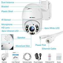 Load image into Gallery viewer, [Color Night] Floodlight Outdoor WiFi Security Camera - GENBOLT AI Home Security Automatic Human Tracking Pan Tilt Wireless IP Surveillance Dome Camera 1080P,AI Humanoid Alarm,Active Siren with Lighting Defense,Customizable Motion Detection,Instant Image