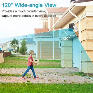 GENBOLT Battery Powered Security Camera Outdoor, Wireless WiFi Camera 19200mAh Rechargeable Home Surveillance Camera System 1080P, Solar Panel Charging IP Camera, PIR Detection CAM APP