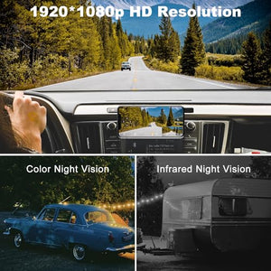 GB-107H-4G GENBOLT 3G/4G LTE Truck Camera No WiFi, Security Camera Outdoor with Sim Card, Sound & Light Alarms, Remote Monitoring Dual Cameras for RV, Truck, Camper, Trailer, Caravan, IP69K Waterproof