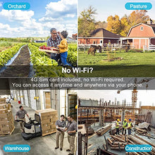 Load image into Gallery viewer, GB-203X-4G GENBOLT [12X Zoom] 3G/4G LTE Security Camera Outdoor Wireless, 2.5K Floodlight PoE CCTV IP Surveillance PTZ Camera with Sim Card, Color Night Vision Auto Humanoid Cruise Tracking, Siren Alarm (DC&amp;POE)