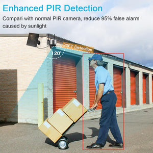 GB-216E-K-4G 4G Solar Security Cameras Outdoor Wireless, GENBOLT LTE Cellular Camera Battery Operated PTZ IP Camera with 6W Solar Panel,12000mAh Rechargeable CCTV Surveillance Camera System, PIR Siren Alarm